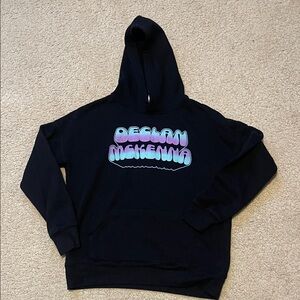 Bella Canvas Black Hoodie with Colorful Graphic